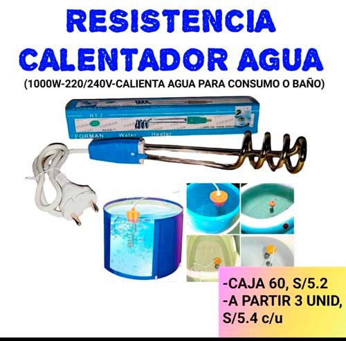 RESISTENCIA CALENTADOR AGUA