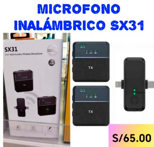 MICROFONO INALAMBRICO SX31
