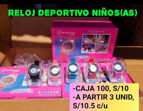 RELOJ DEPORTIVO NIÑ@S