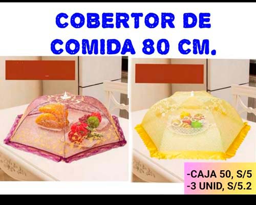 COBERTOR DE COMIDA 80 CM.