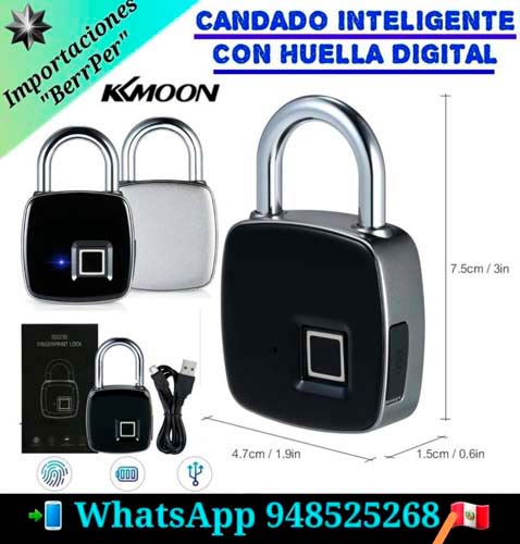 CANDADO DIGITAL C/ HUELLA