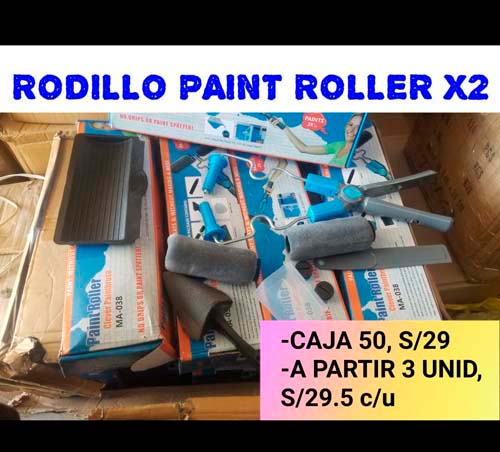RODILLO PAINT ROLLER X2