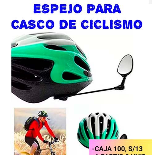 ESPEJO CASCO CICLISMO