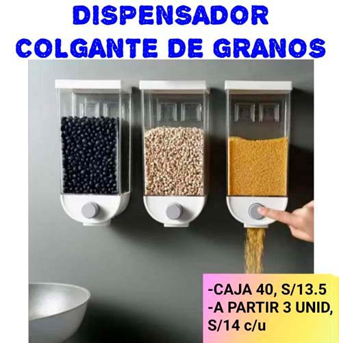 DISPENSADOR GRANOS COLGANTE