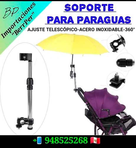 SOPORTE DE PARAGUAS PARA COCHE DE BEBE