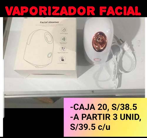 VAPORIZADOR FACIAL BLANCO