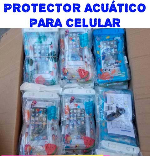 PROTECTOR ACUATICO P/ CELULAR