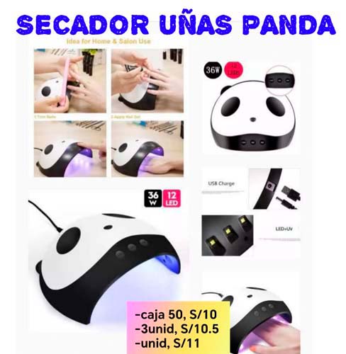 SECADOR UÑAS PANDA