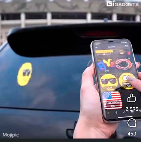 EMOJI DISPLAY P/ VEHICULO