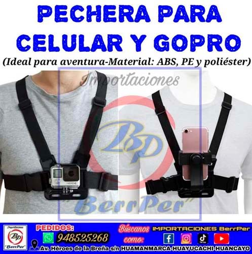 PECHERA P/ CELULAR Y GOPRO