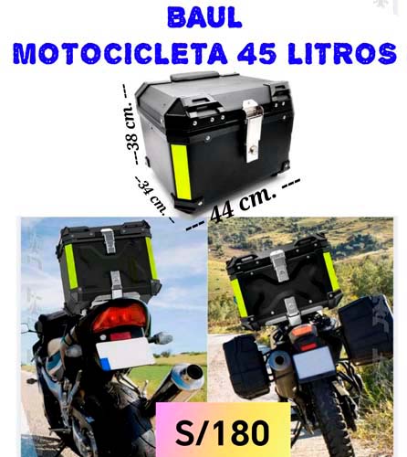 BAUL MOTOCICLETA 45 LITROS