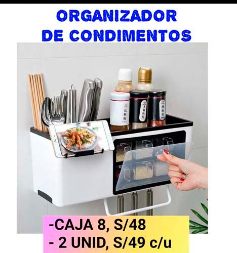 ORGANIZADOR CONDIMENTOS COLGANTE