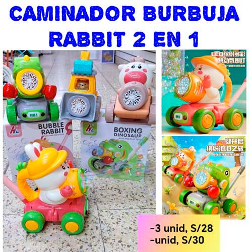 CAMINADOR BURBUJA RABBIT 2 EN 1