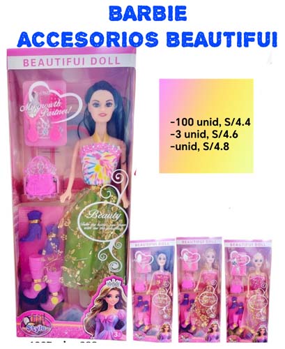 BARBIE ACCESORIOS BEAUTIFUI
