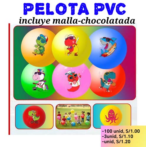 PELOTA PVC