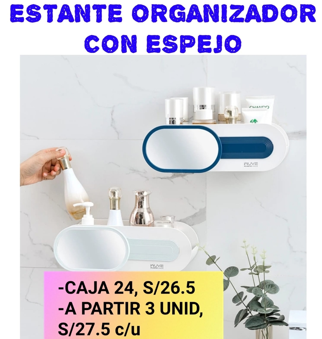 ESTANTE ORGANIZADOR  C/ ESPEJO