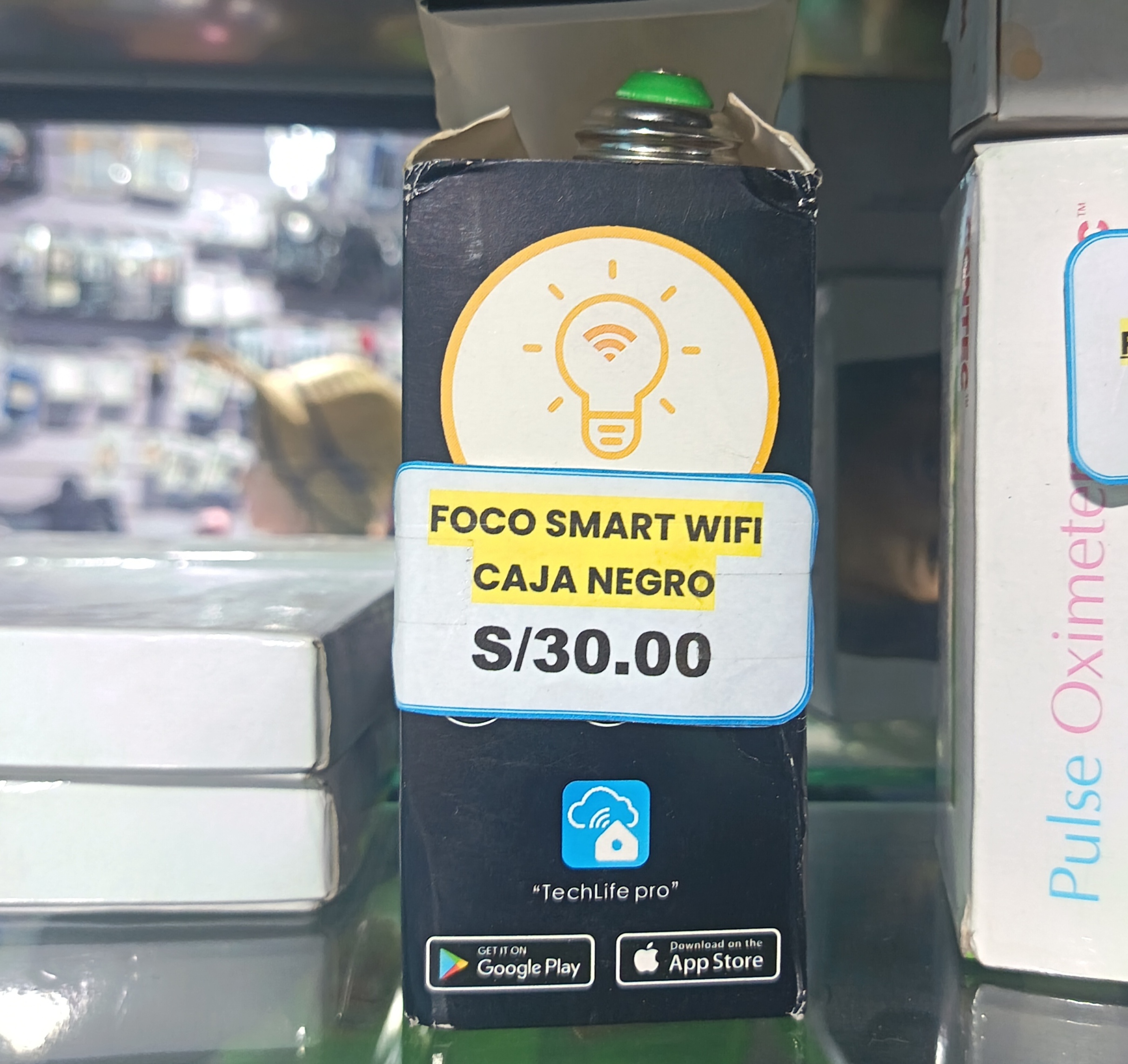 FOCO SMART WIFI CAJA NEGRO