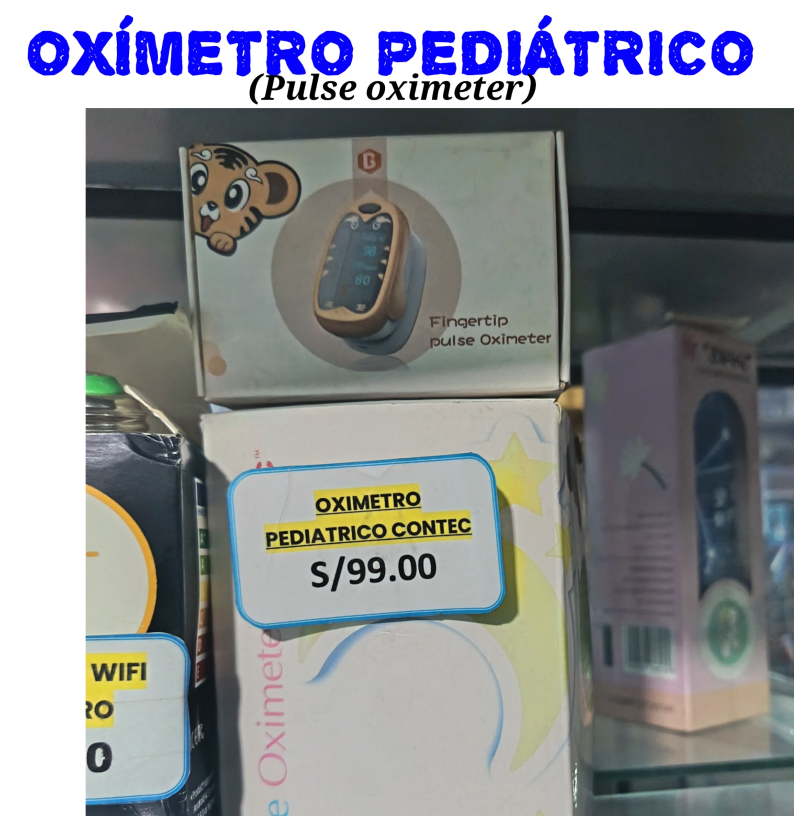 OXIMETRO PEDIATRICO CONTEC (pulse oximeter)