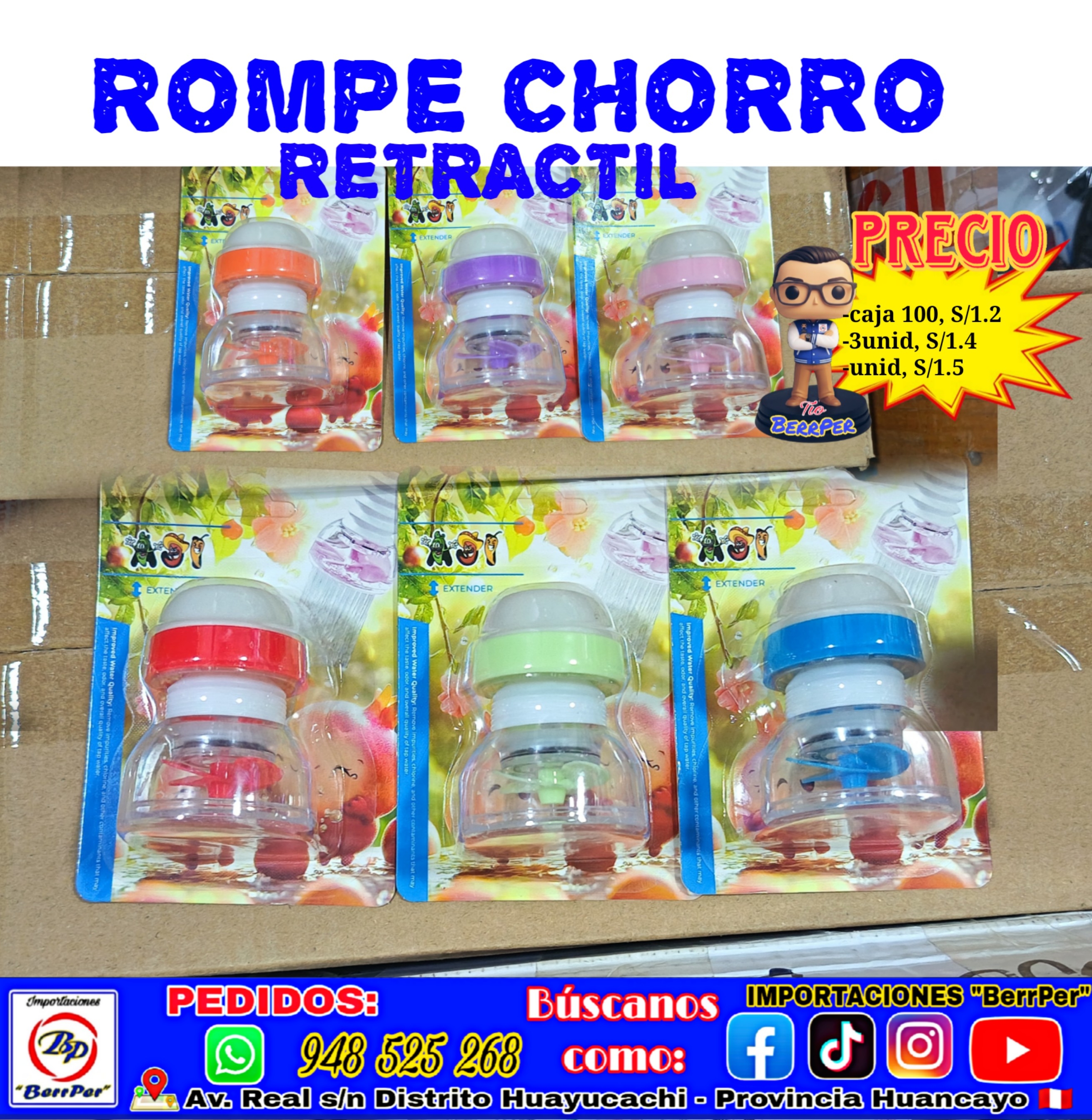 ROMPE CHORRO RETRACTIL