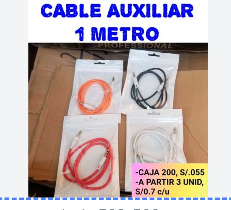 CABLE AUXILIAR 1 METRO