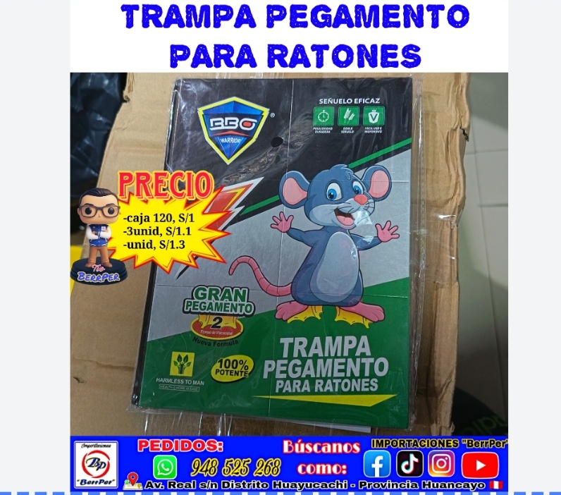 TRAMPA PEGAMENTO PARA RATONES
