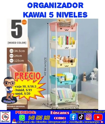 ORGANIZADOR KAWAI 5 NIVELES
