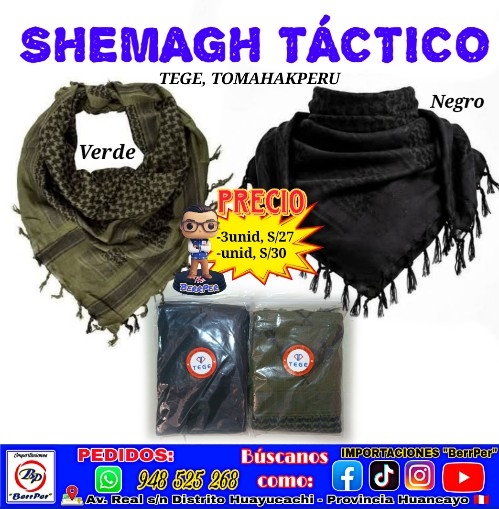SHEMAGH TÁCTICO (Tege, tomahawkperu)