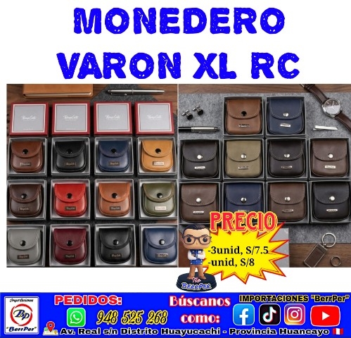 MONEDERO VARON XL RC