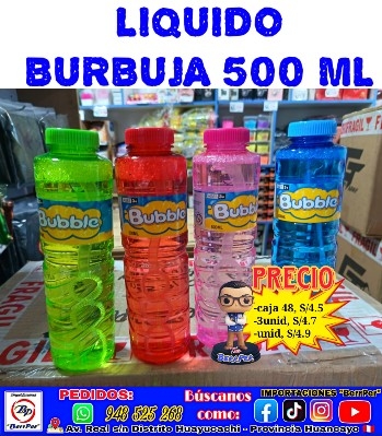 liquido burbuja 500 ml (BUBBLE)
