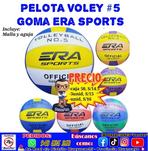 PELOTA VOLEY #5 GOMA ERA SPORTS