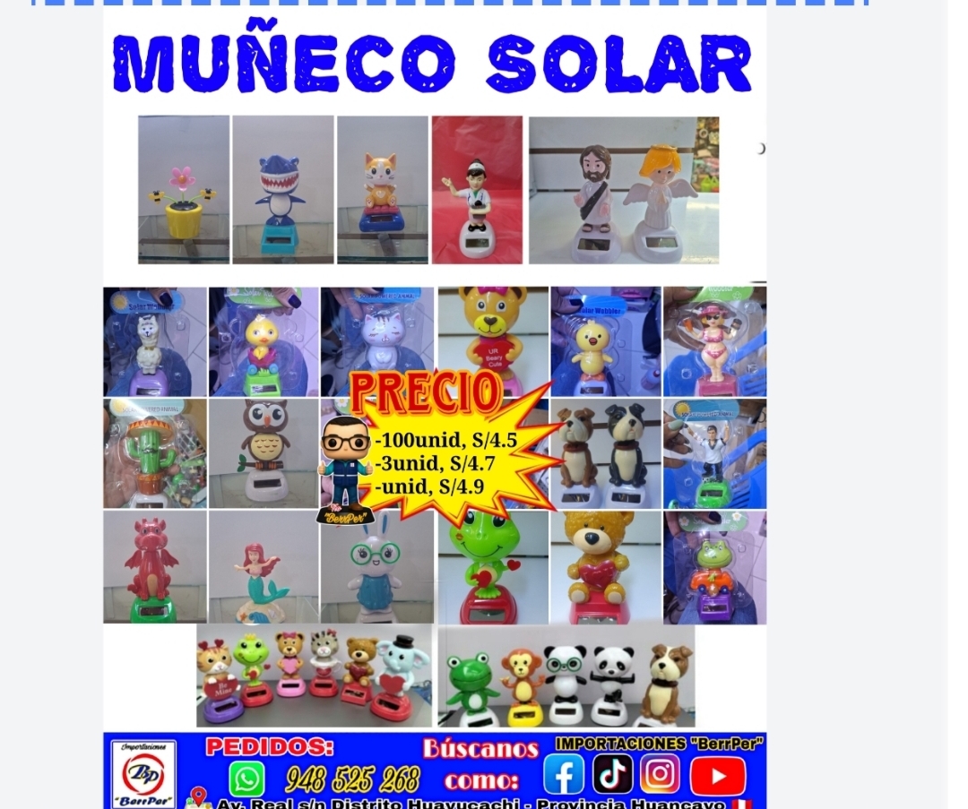 MUÑECO SOLAR