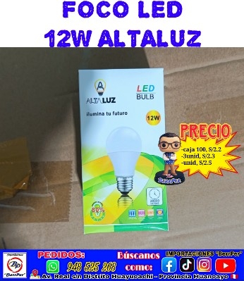 FOCO LED 12w ALTALUZ