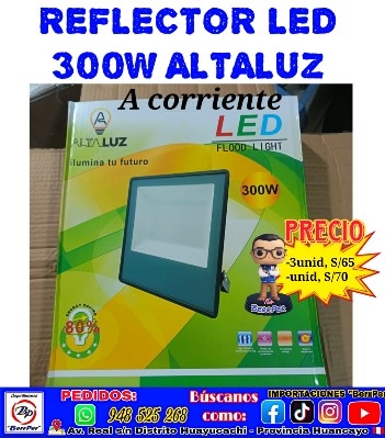 REFLECTOR 300W LED ALTALUZ (corriente)
