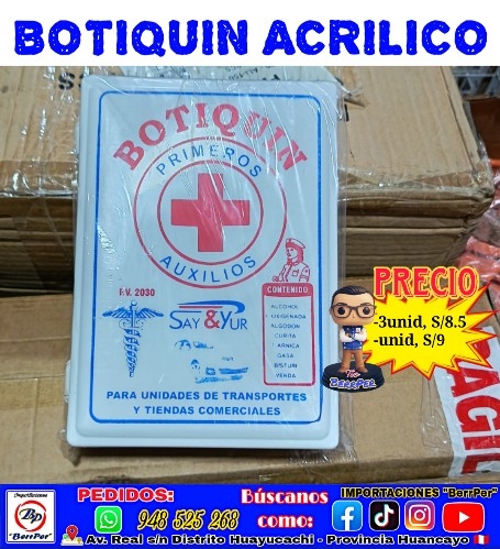 Botiquín acrílico