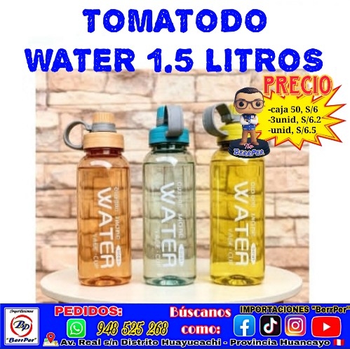 TOMATODO WATER 1500 ML (yage cup, drink more)