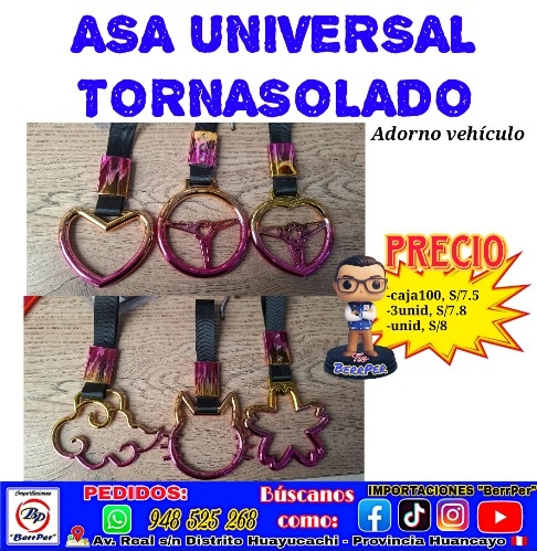 ASA UNIVERSAL TORNASOLADO (adorno colgante vehículo)