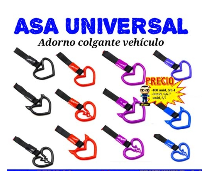 ASA UNIVERSAL (adorno colgante vehículo, colores)