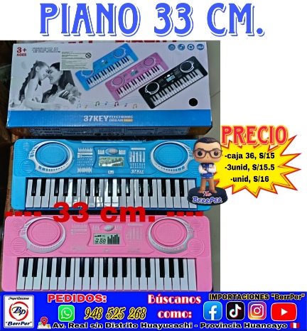 PIANO 33 CM (37 key electronic órgan)