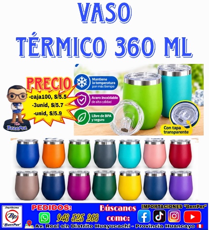 VASO TERMICO 360 ML (armax)