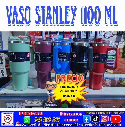 TAZA STANLEY 1100 ML (tumbler with handle)