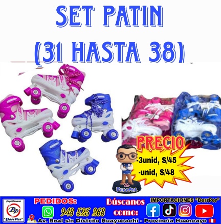 SET PATIN (31 hasta 38)